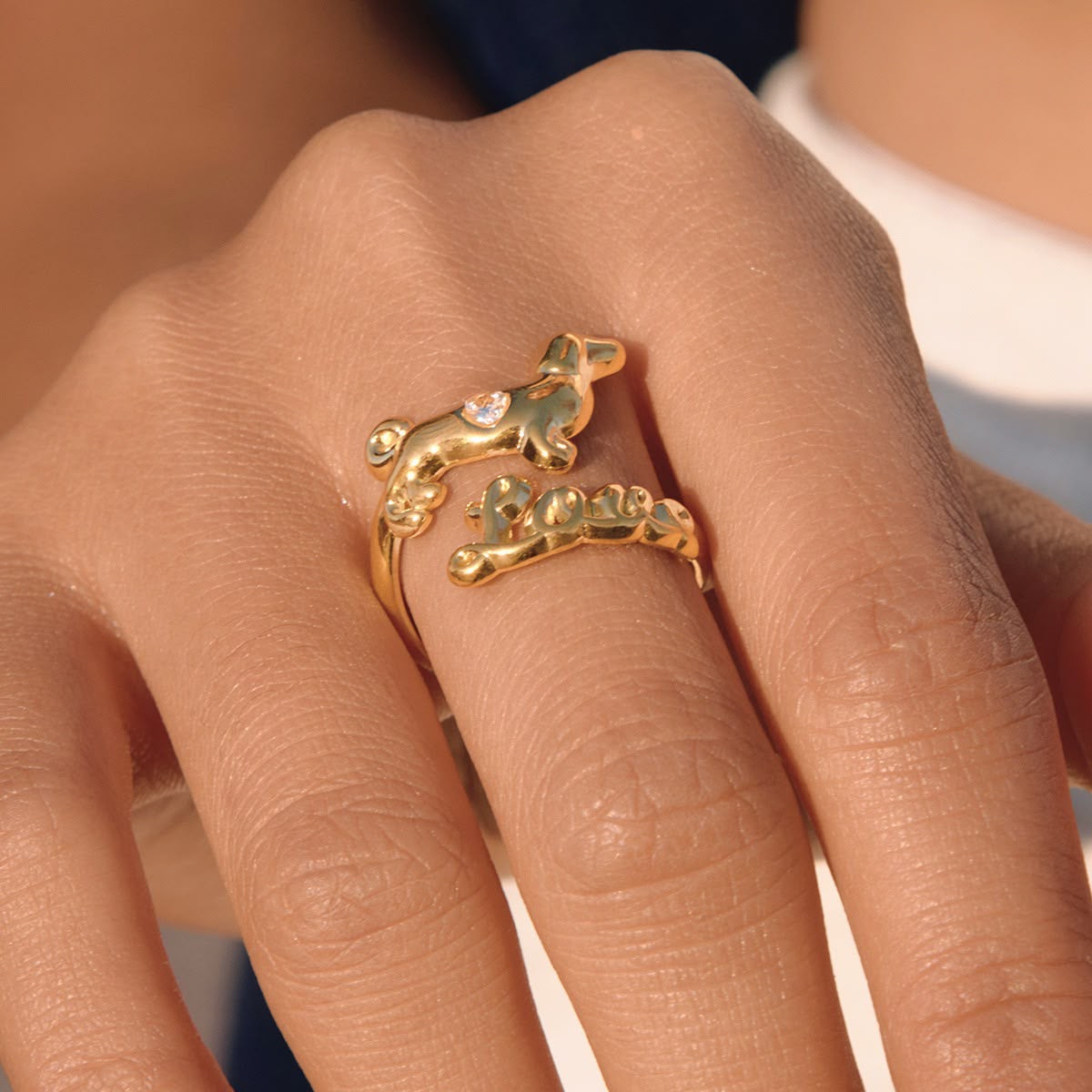 Anillo Salchicha Love