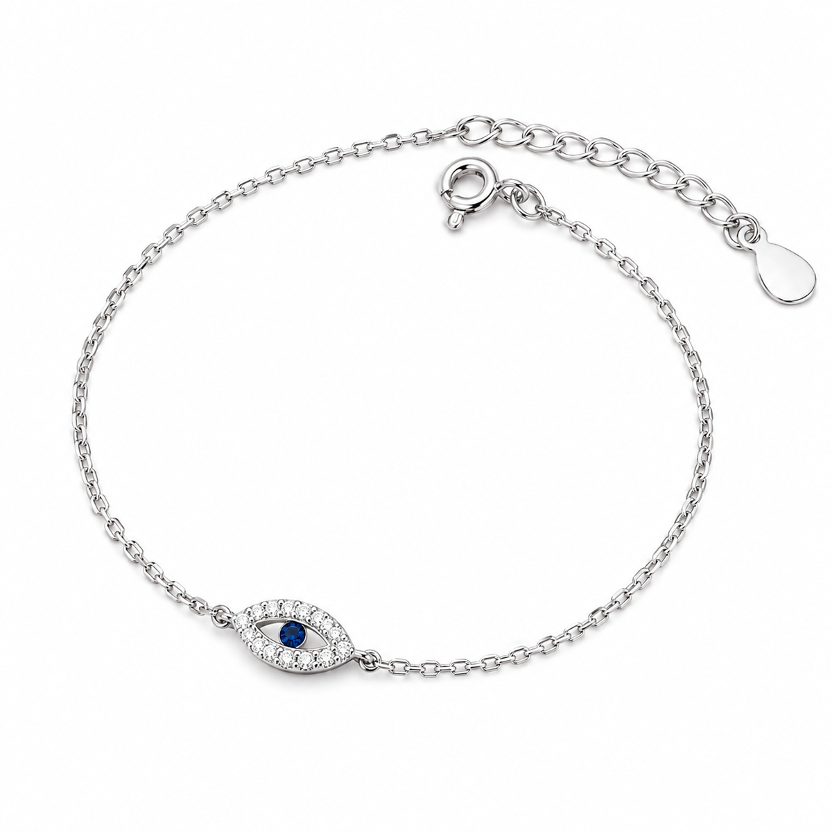 Pulsera Ojo Turco Plata