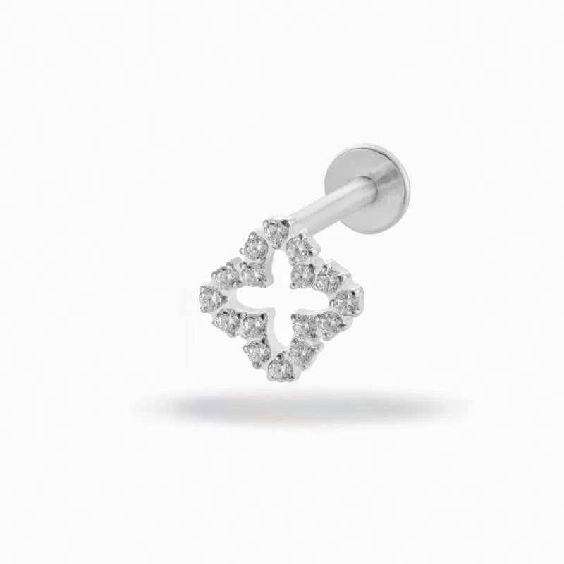 Piercing Clover Silueta