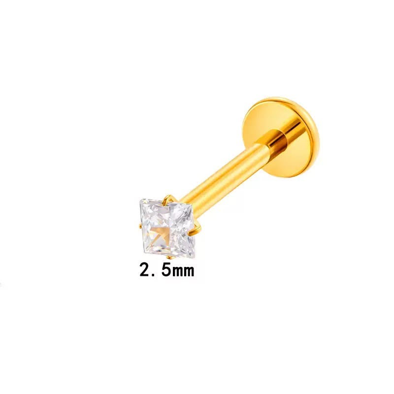 Piercing Cuadradito Diamante