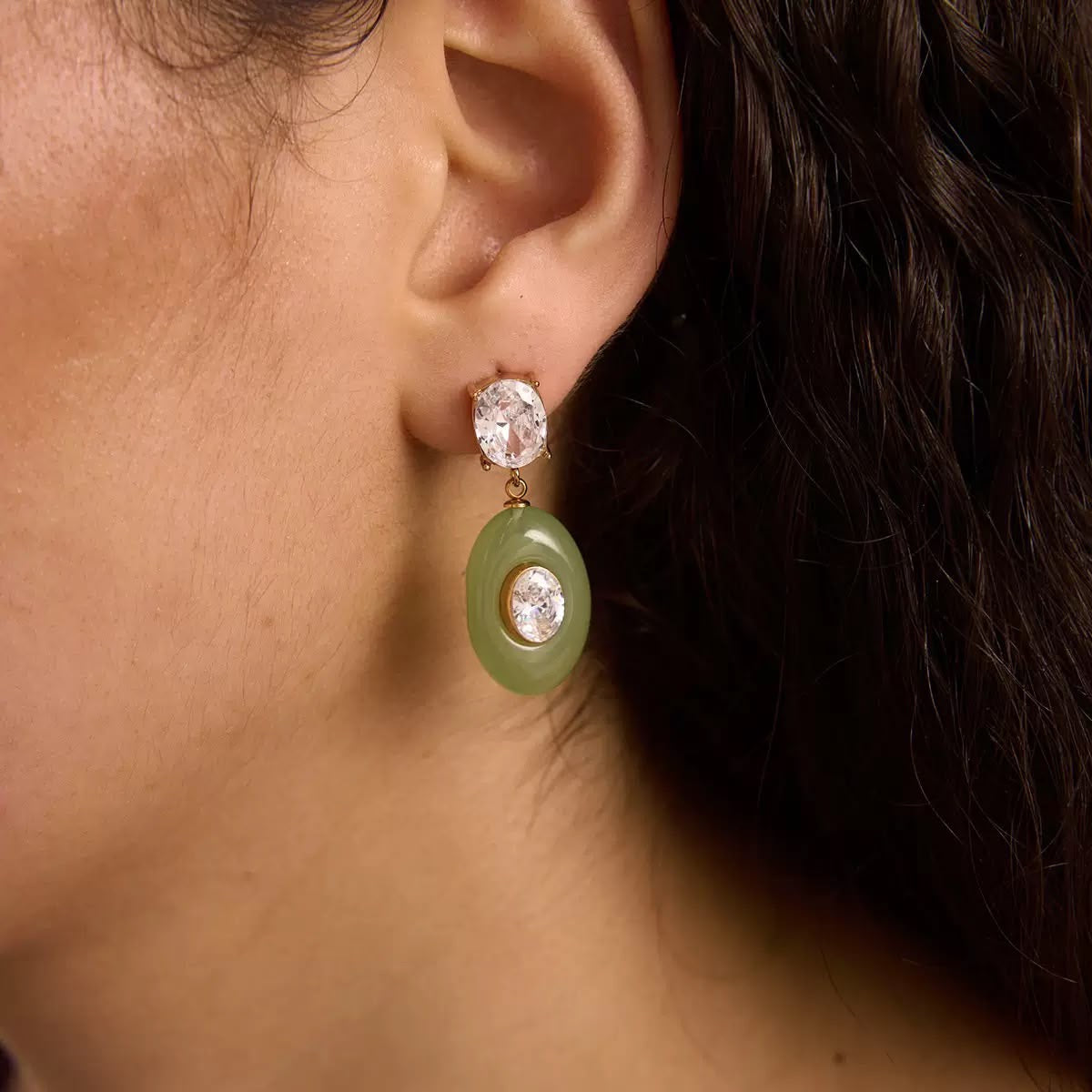 Aretes Jade