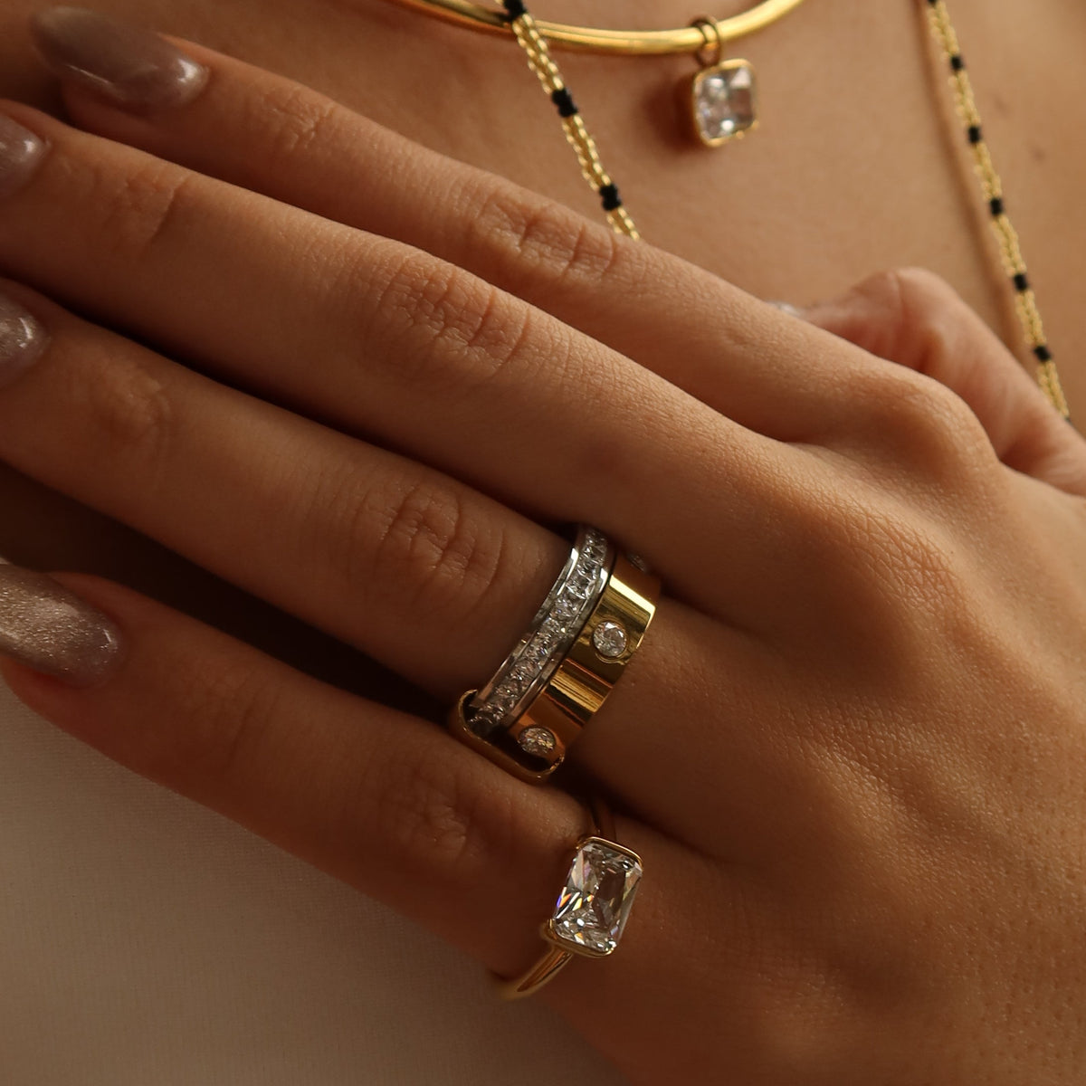 Alba Pinky Ring