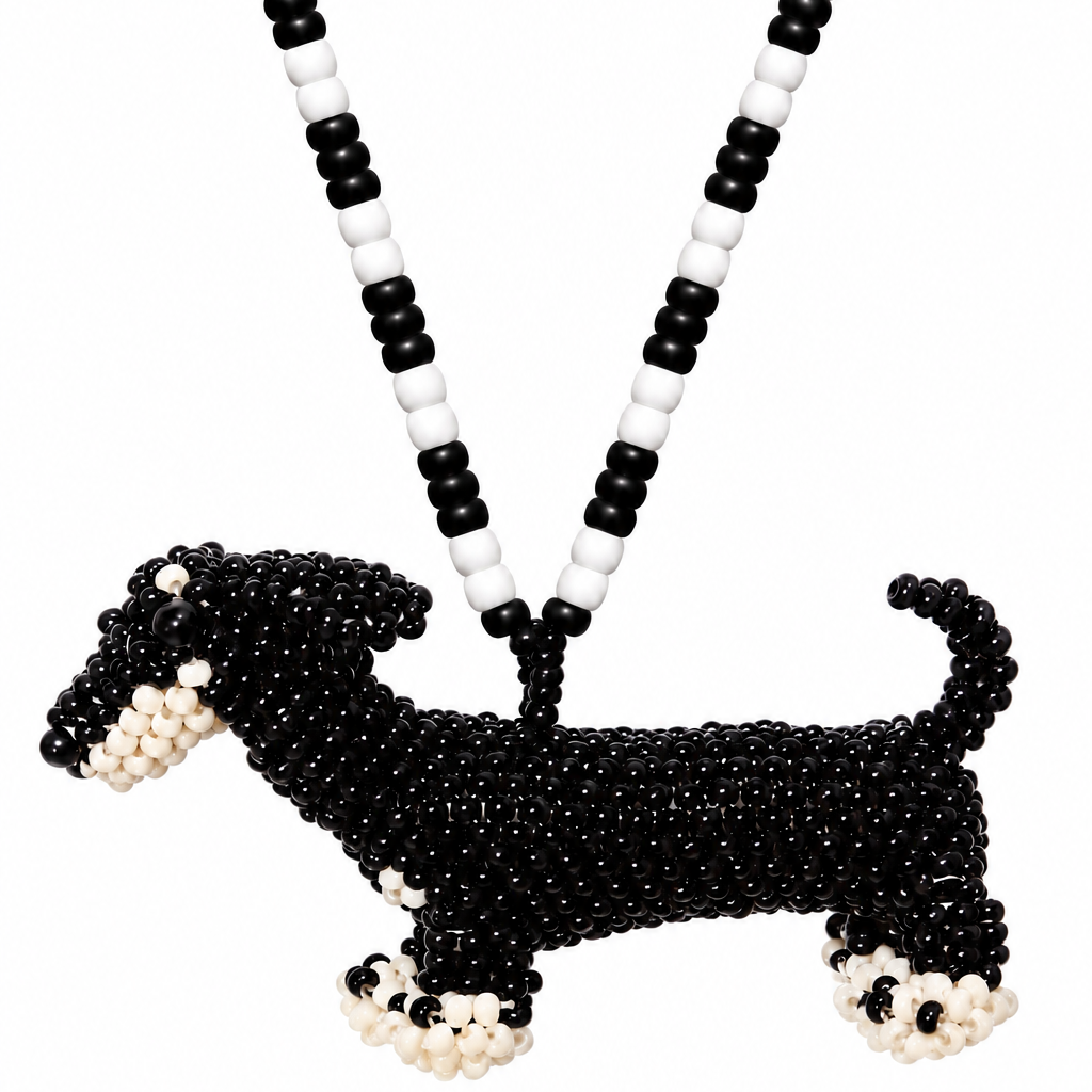 Doggy Beaded Necklaces