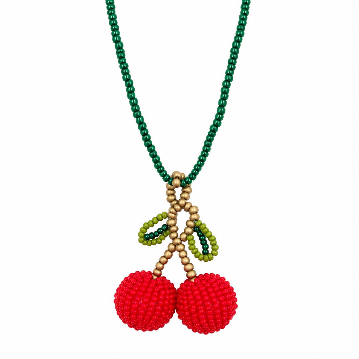 Cherry Original Beaded Necklace