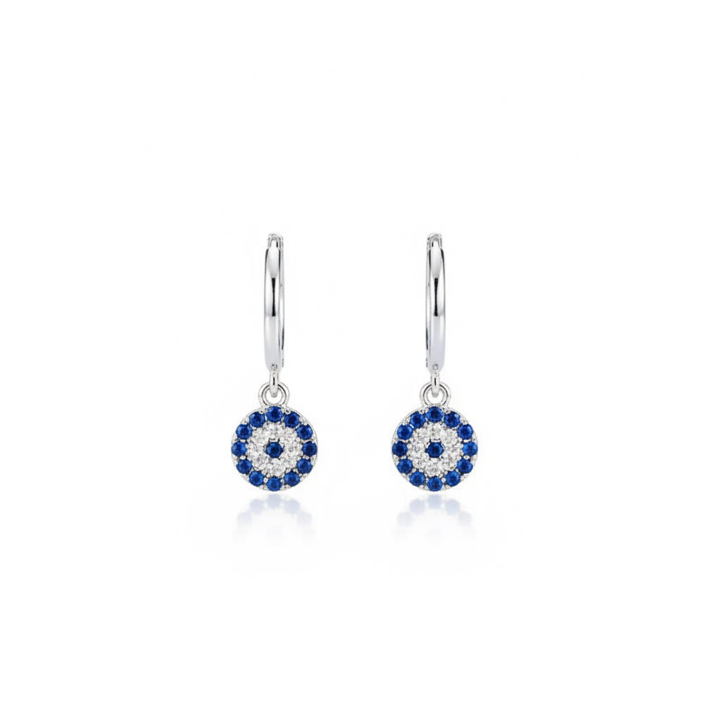 Argollas Evil Eye Redondo