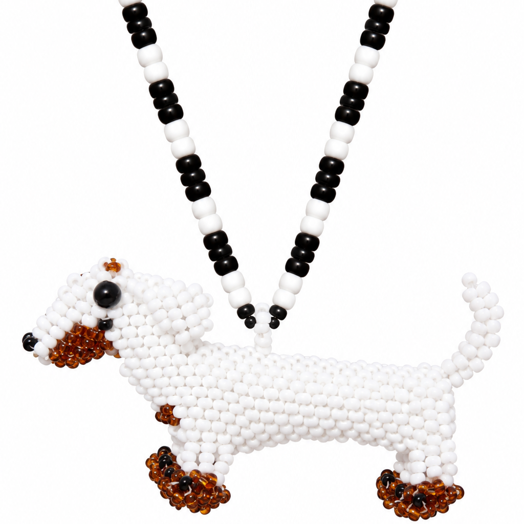 Doggy Beaded Necklaces