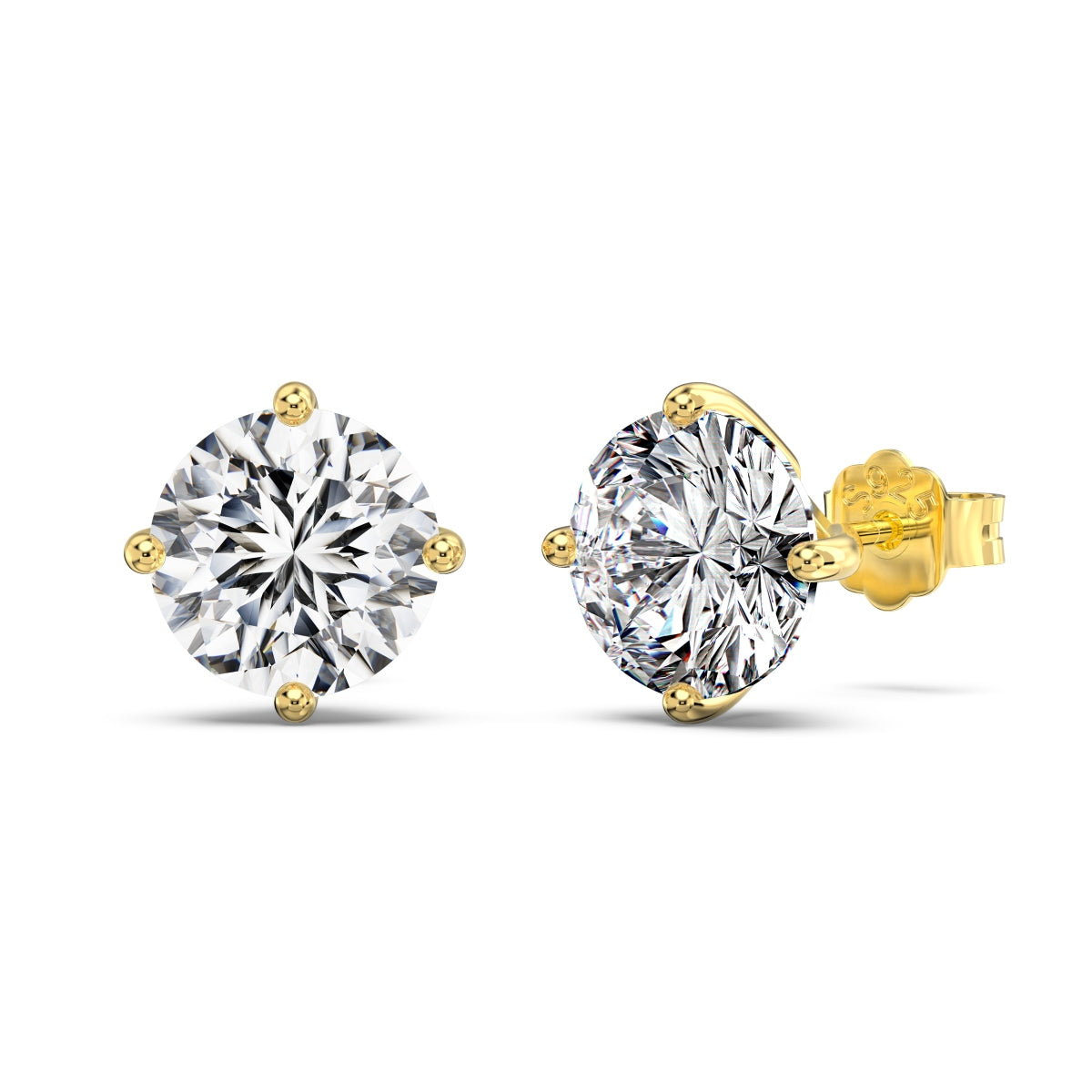 Aretes Diamante Mediano