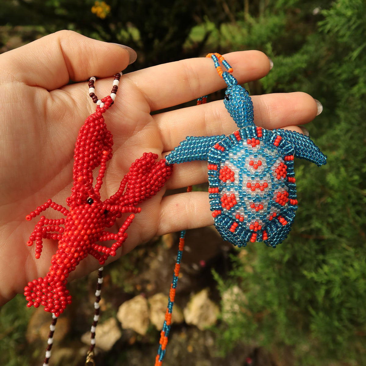 Tortuga Beaded Necklace