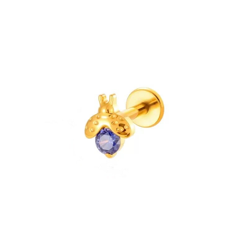 Piercing Abejita Cristal Morado