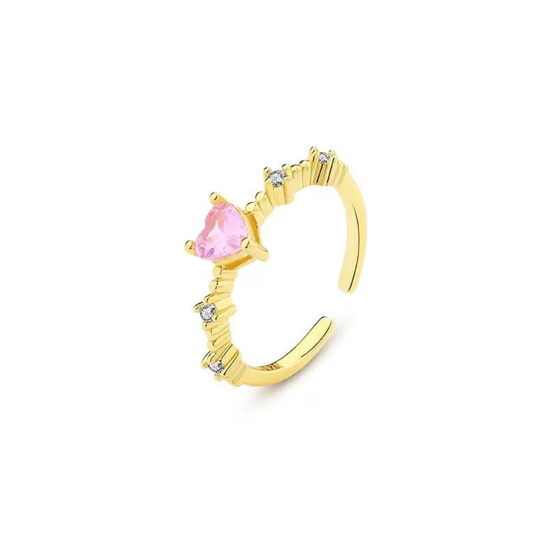 Anillo Corazoncito Rosado