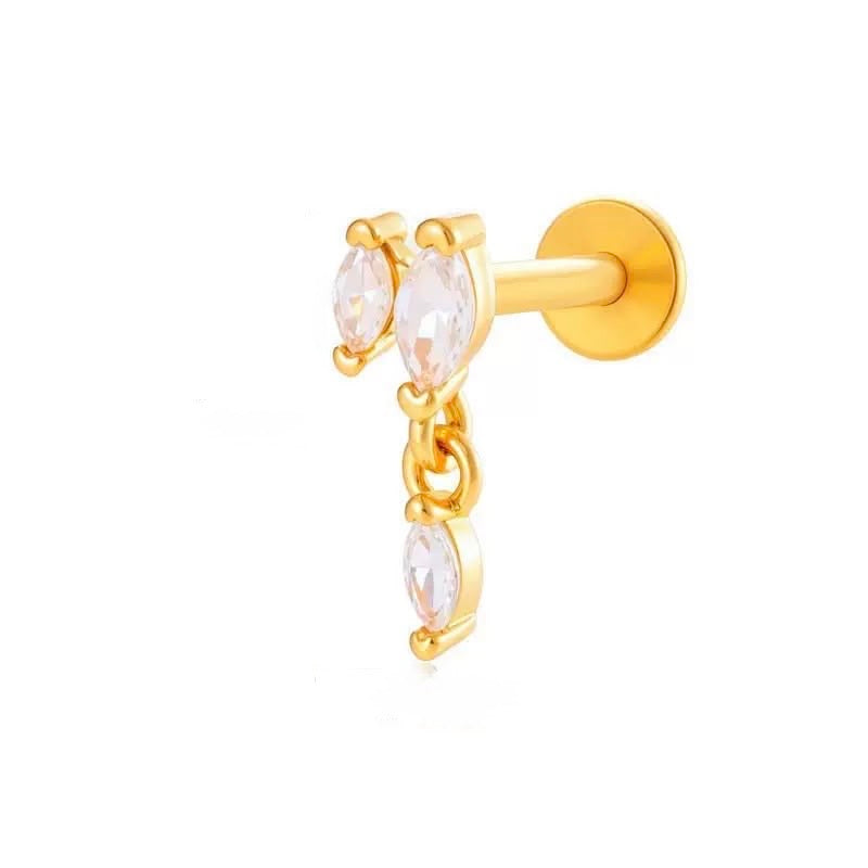 Piercing Petalitos Dangling
