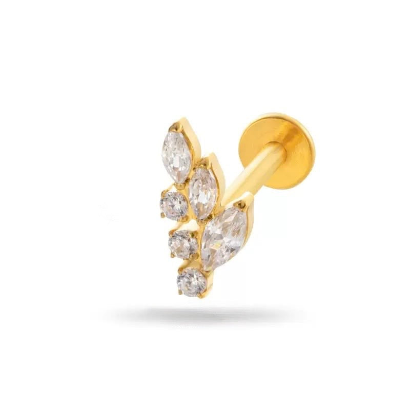 Piercing Crystal Leaf