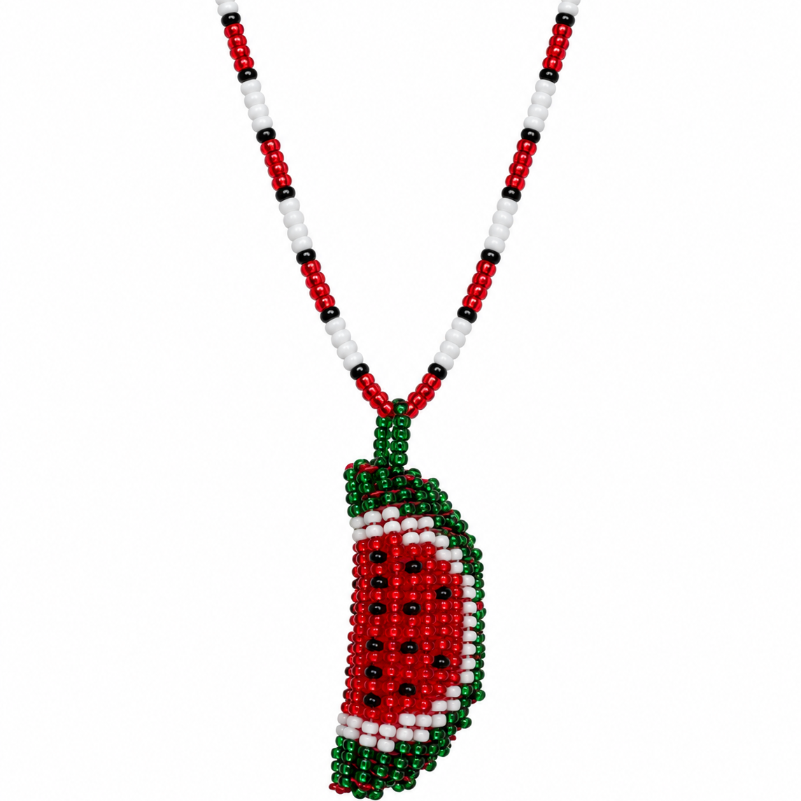 Sandía Beaded Necklace
