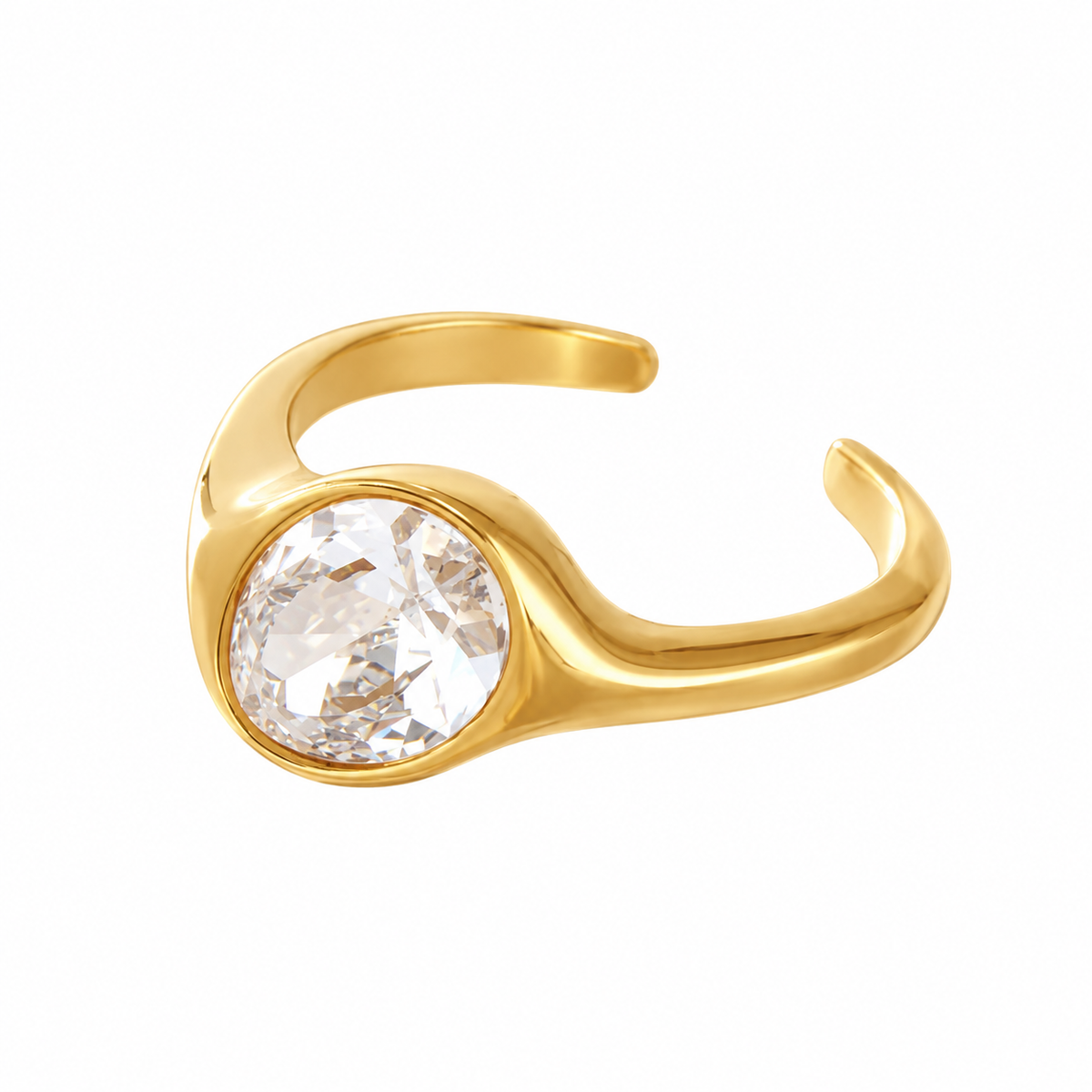 Diamond Pinky Ring