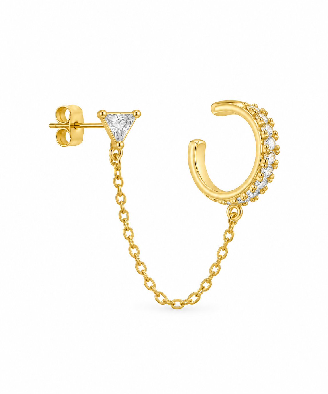 Triangulo Ear Cuff Chain