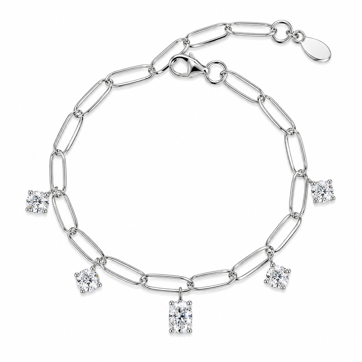 Links & Diamonds Bracelet
