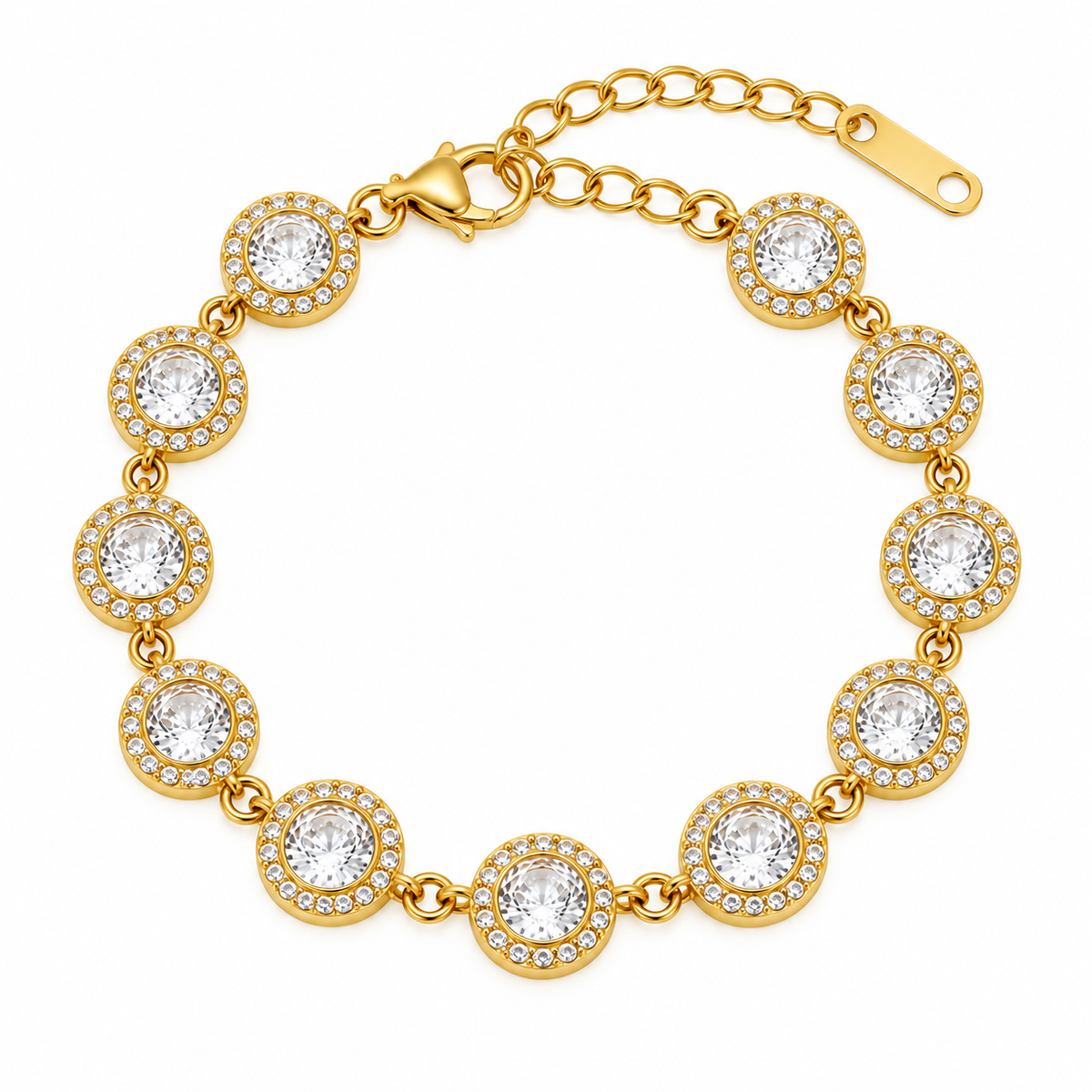 Round Crystals Bracelet
