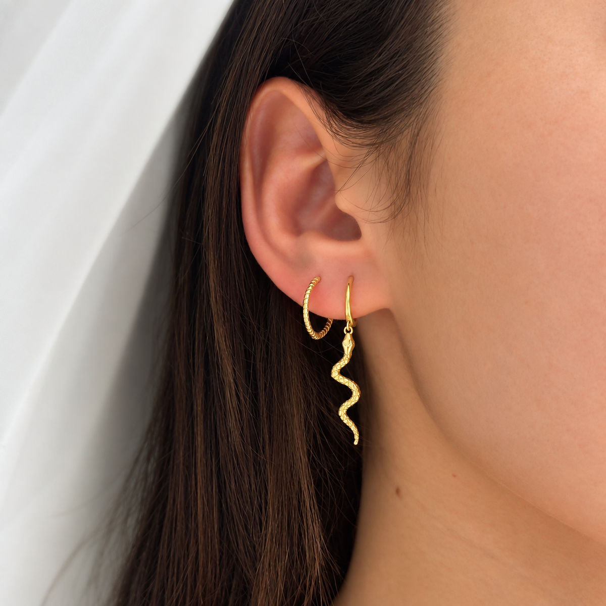 Argollas Serpientes Danglings