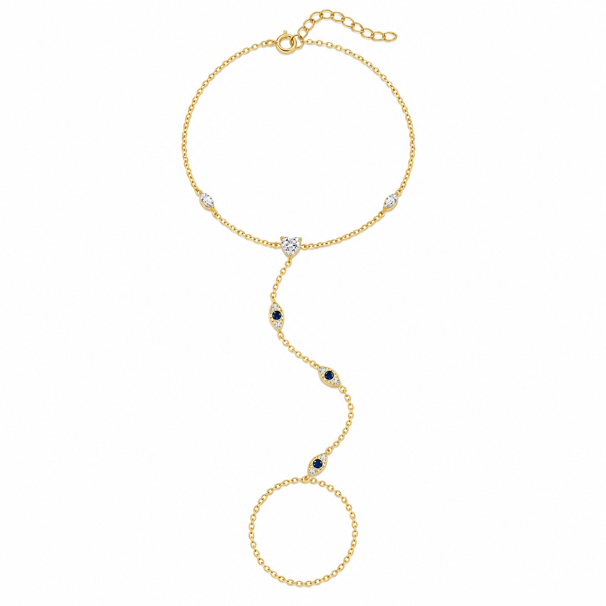 Evil Eyes Handchain