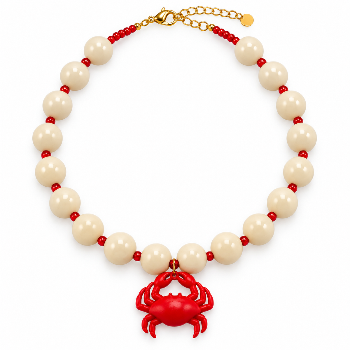 Collar Beads Cangrejo