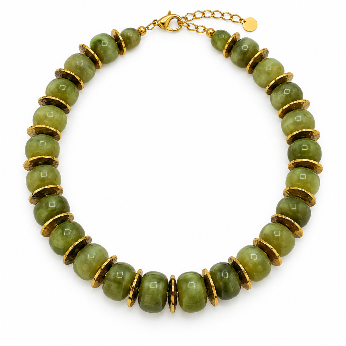 Green Big Beads