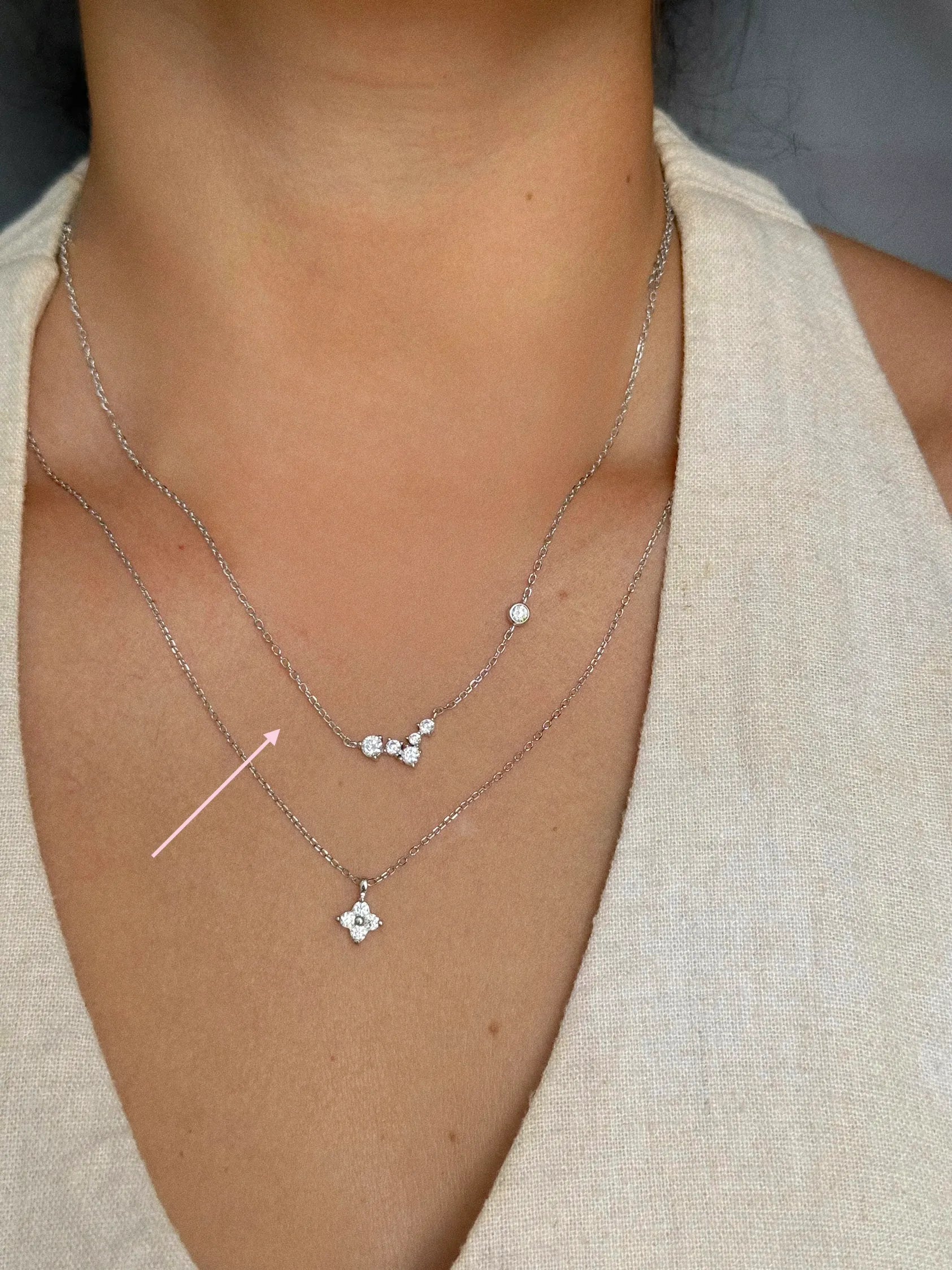 Astral Silver Necklace