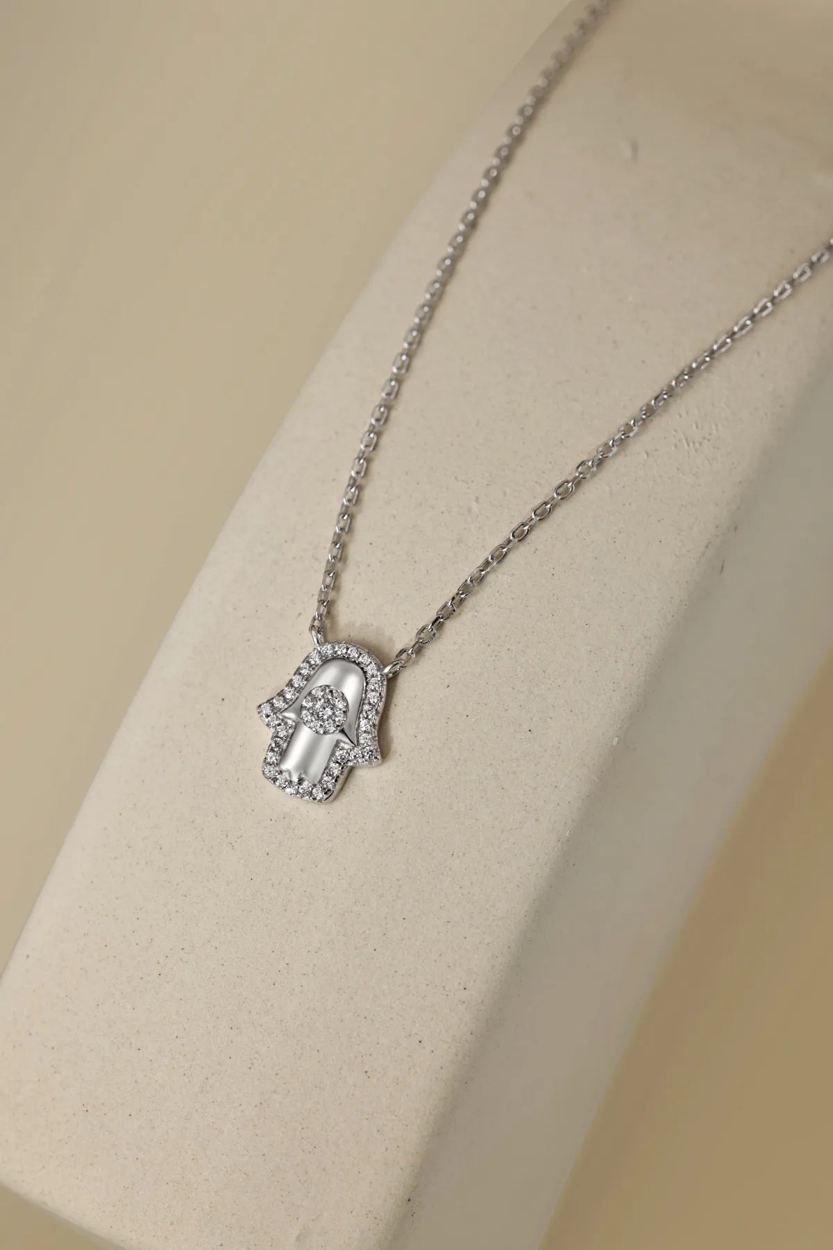 Collar Hamsa Silver