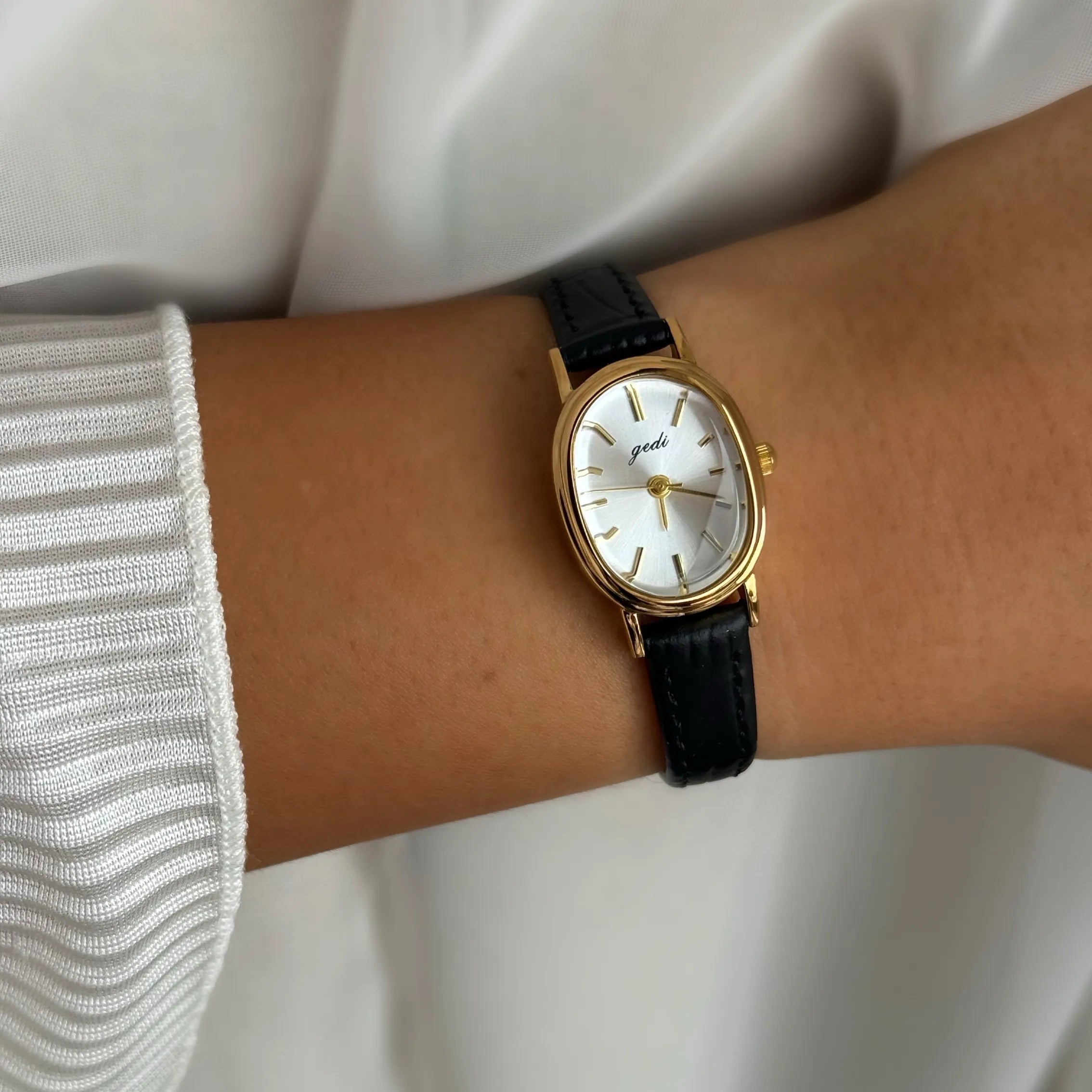 Sage Black Gold Watch