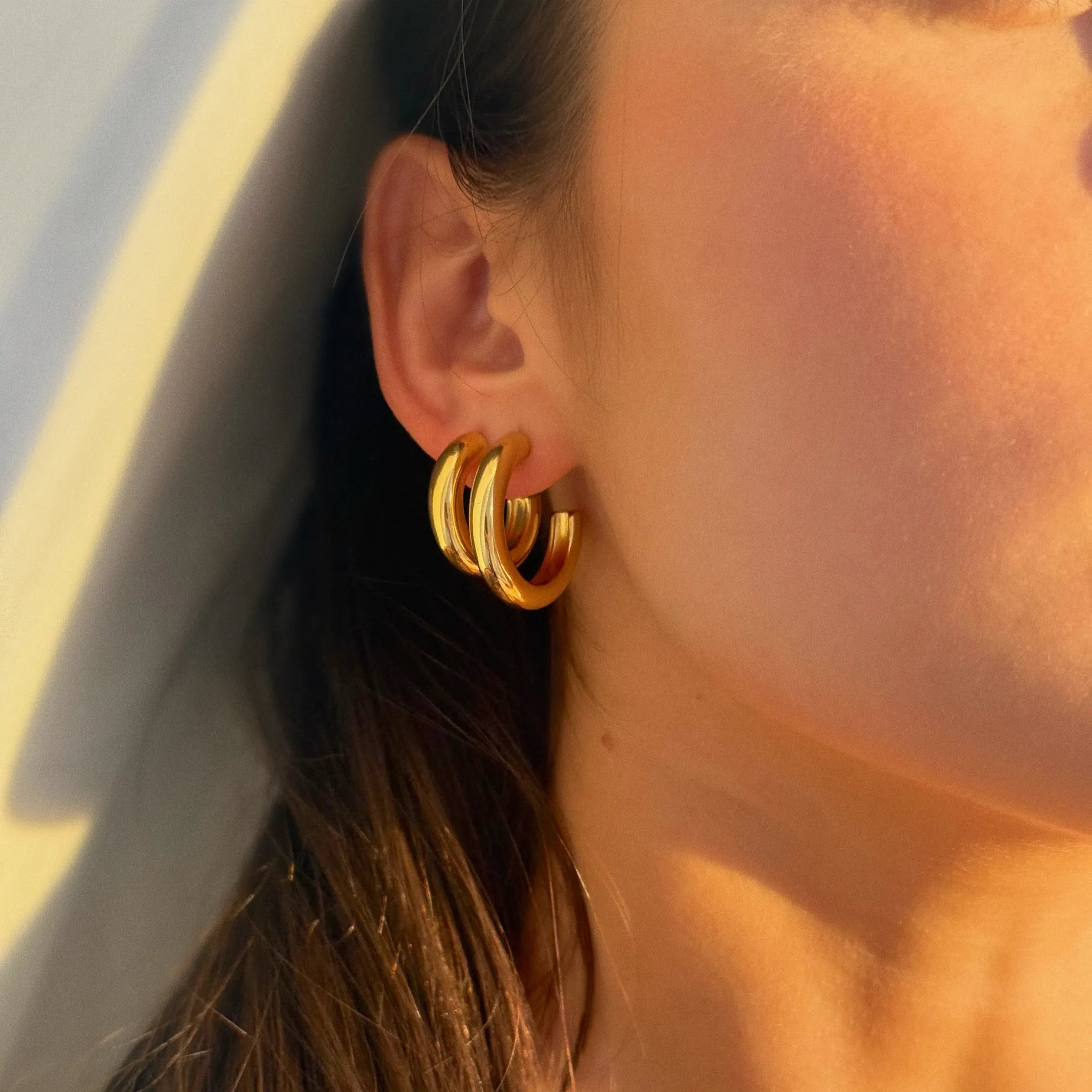 Basic Gold Hoops