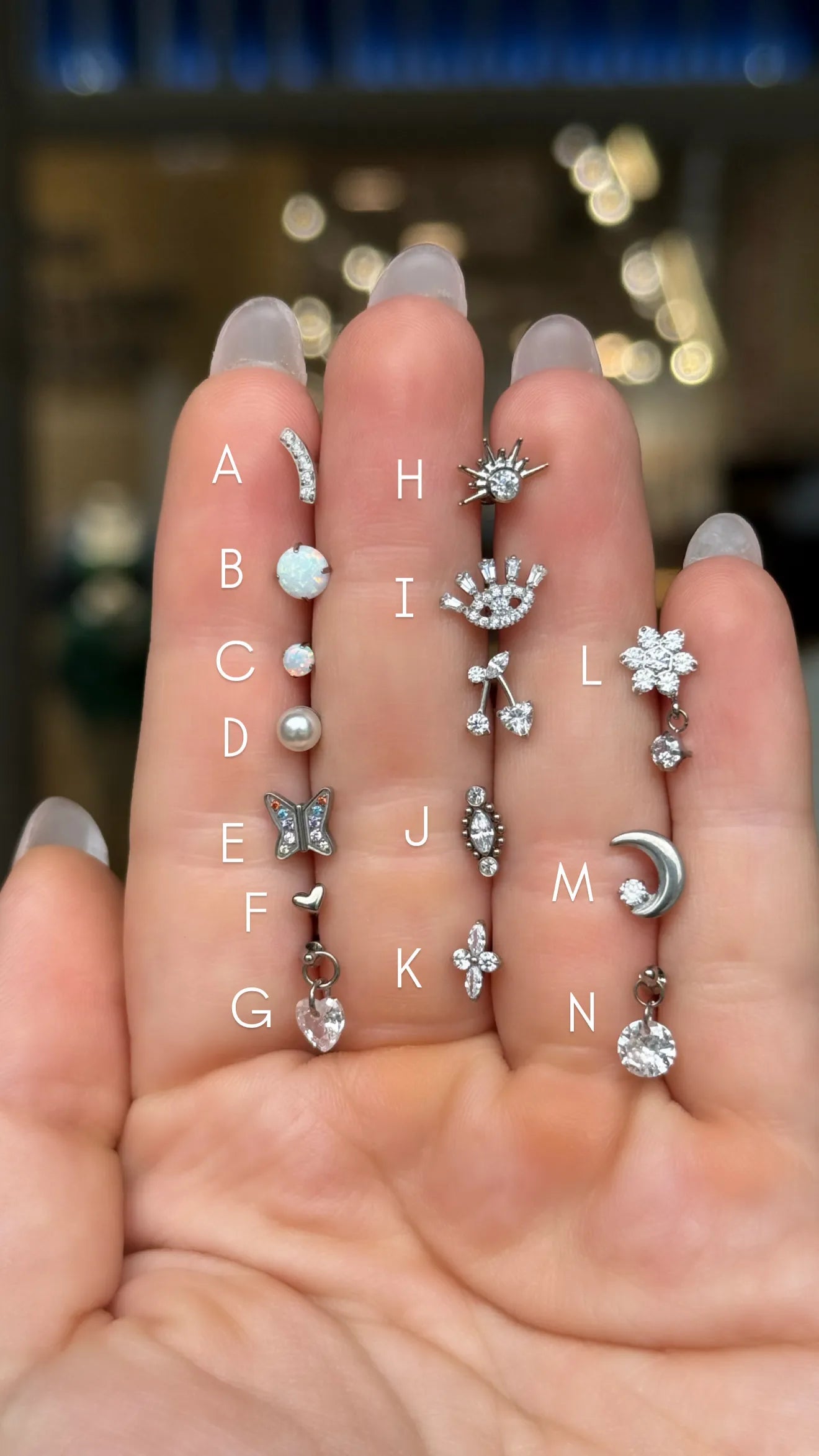 Aretitos Piercing Silver