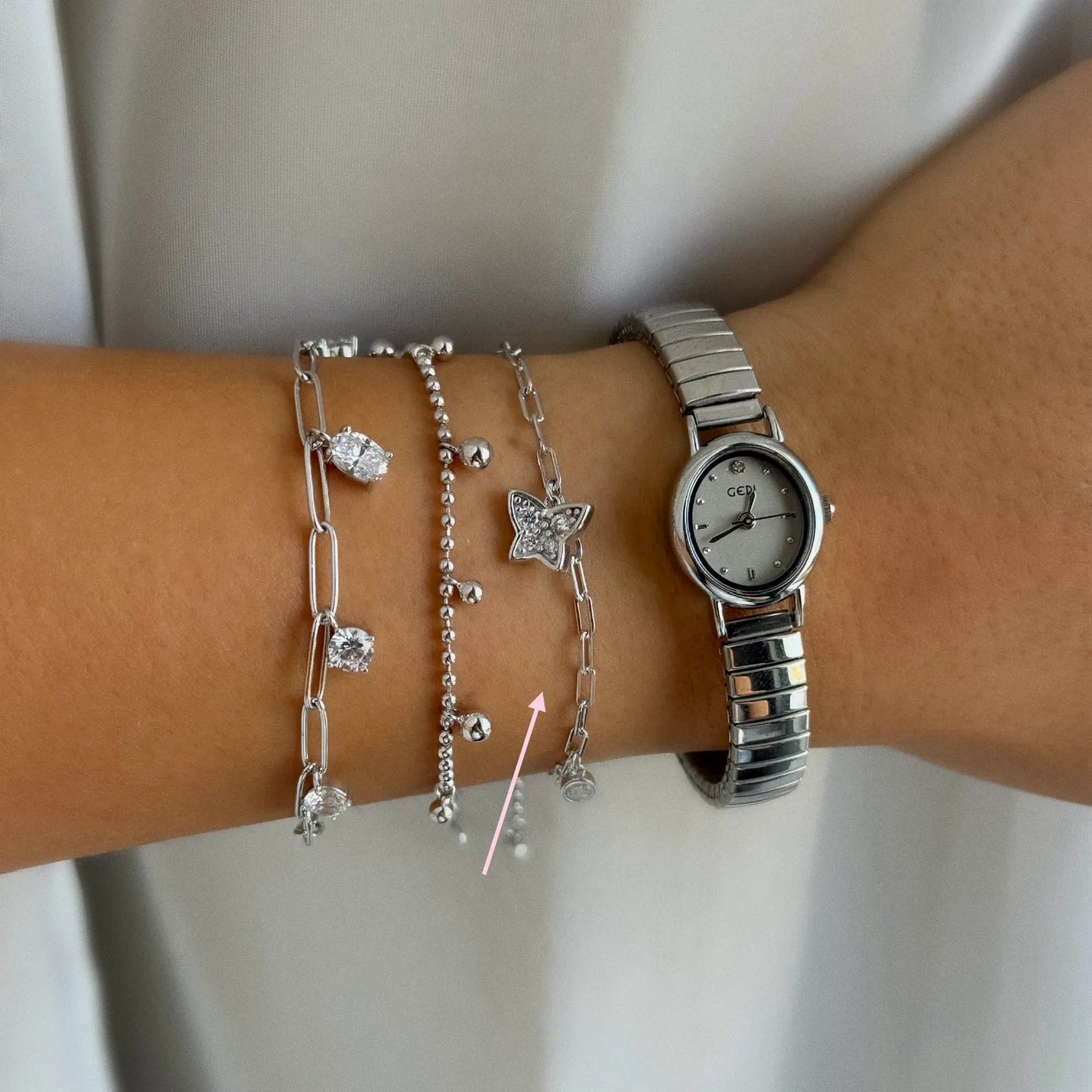 Mariposa Silver Bracelet