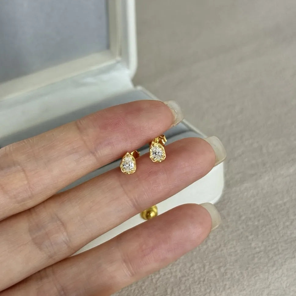 Gotita Cristal Studs