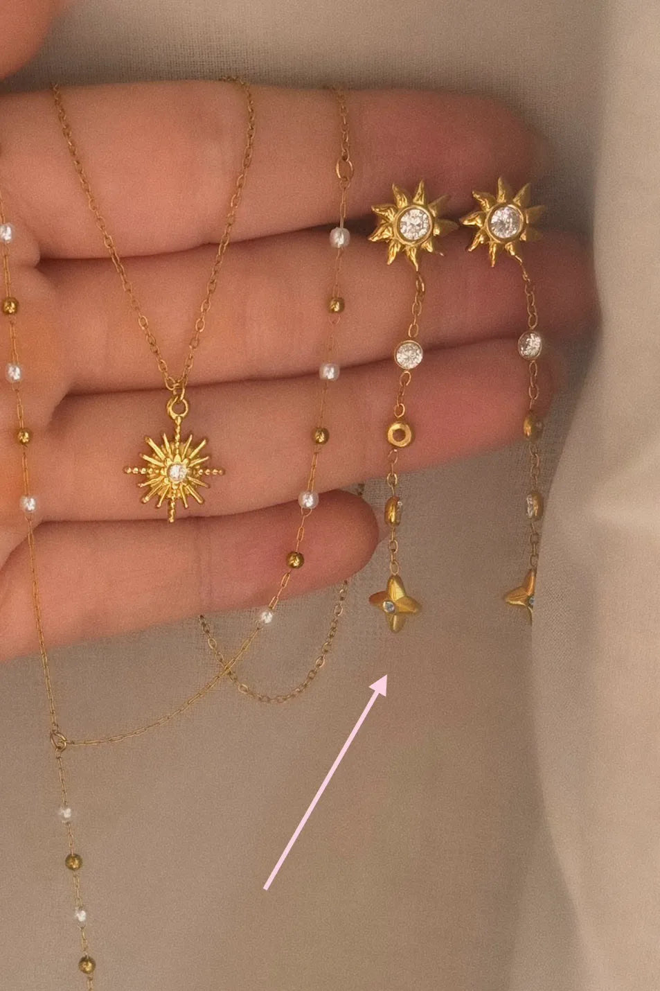Sunlight Long Earrings