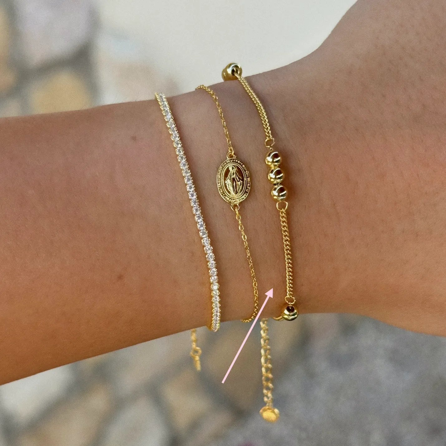 Bolitas Gold Bracelet