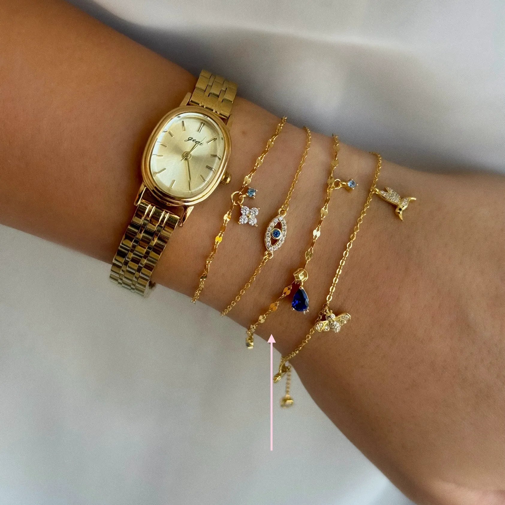 Blue Drop Bracelet